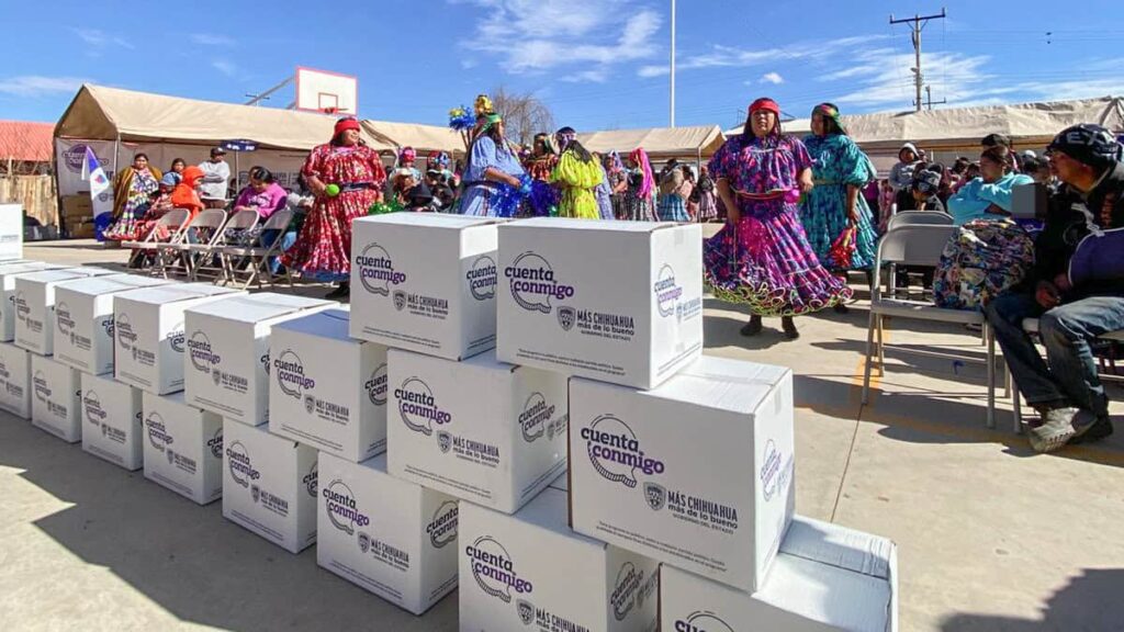 Lleva Estado servicios esenciales a más de 350 familias de asentamientos indígenas en Cuauhtémoc