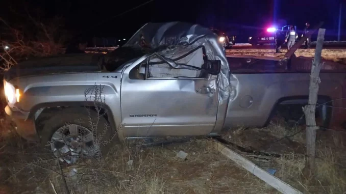 Tres jóvenes siguen graves tras accidente en la carretera Santa Bárbara-San Francisco del Oro