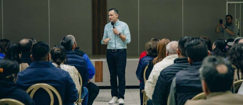 Reciben panistas de la zona sur del estado a Marco Bonilla