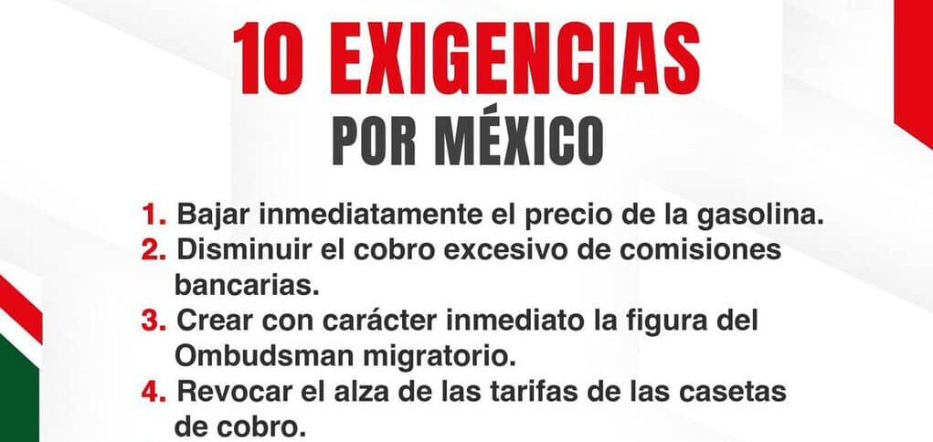 Respaldan diputados locales del PRI “10 exigencias por México”