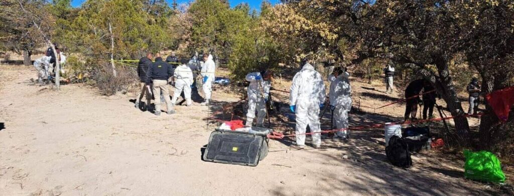 Refuerza FGE trabajos forenses para identificar a víctimas localizadas en fosas en Casas Grandes
