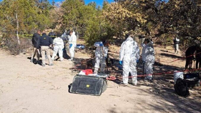 Refuerza FGE trabajos forenses para identificar a víctimas localizadas en fosas en Casas Grandes