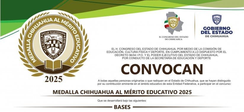 Siguen abiertas las inscripciones para participar en la convocatoria Medalla al Mérito Educativo 2025