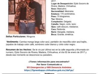 Buscan a Gregorio Jiménez Ortiz