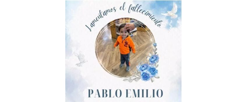 Despiden en redes al pequeño Pablo Emilio