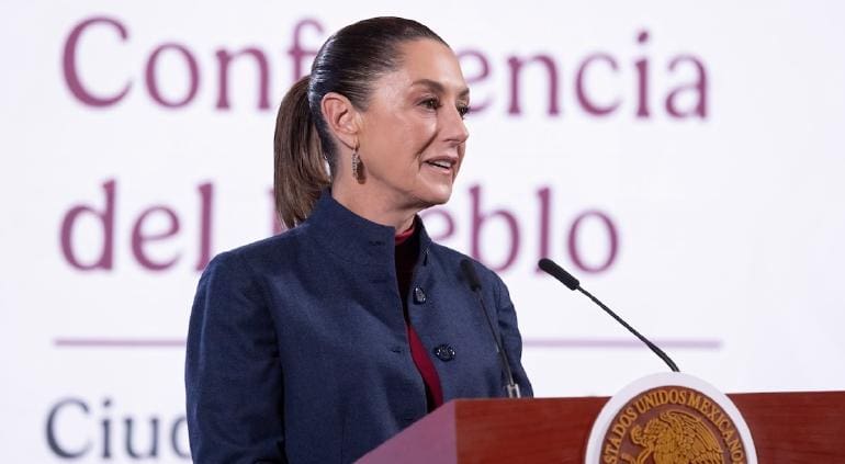 Sheinbaum destaca reconocimiento de EE.UU. sobre tráfico de armas