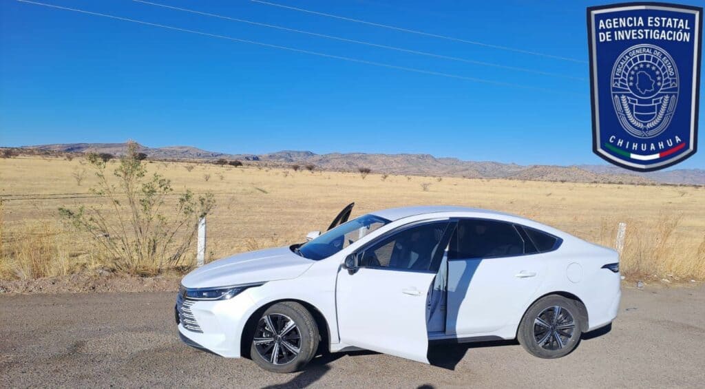 Recupera AEI vehículo momentos después de que fuera robado en Parral