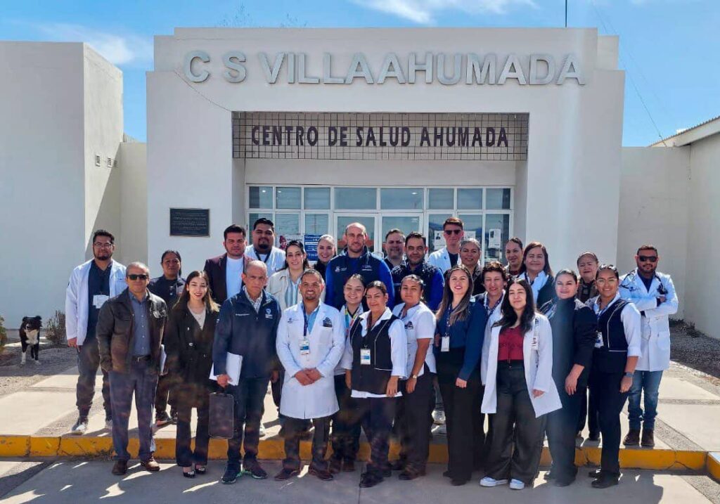 Supervisan remodelación de centro de Salud en Villa Ahumada