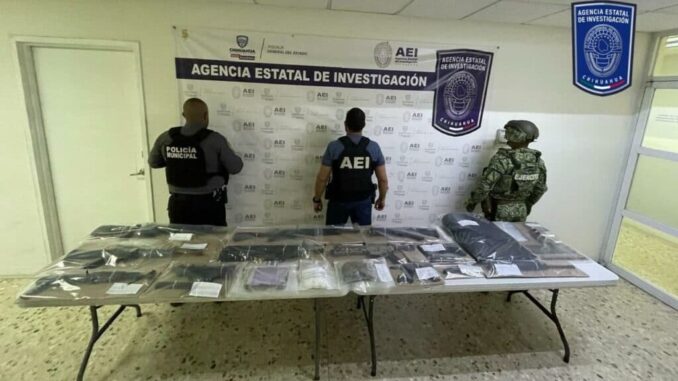 Asegura Operativo Conjunto arsenal y droga en pickup abandonada en Rinconada Los Nogales