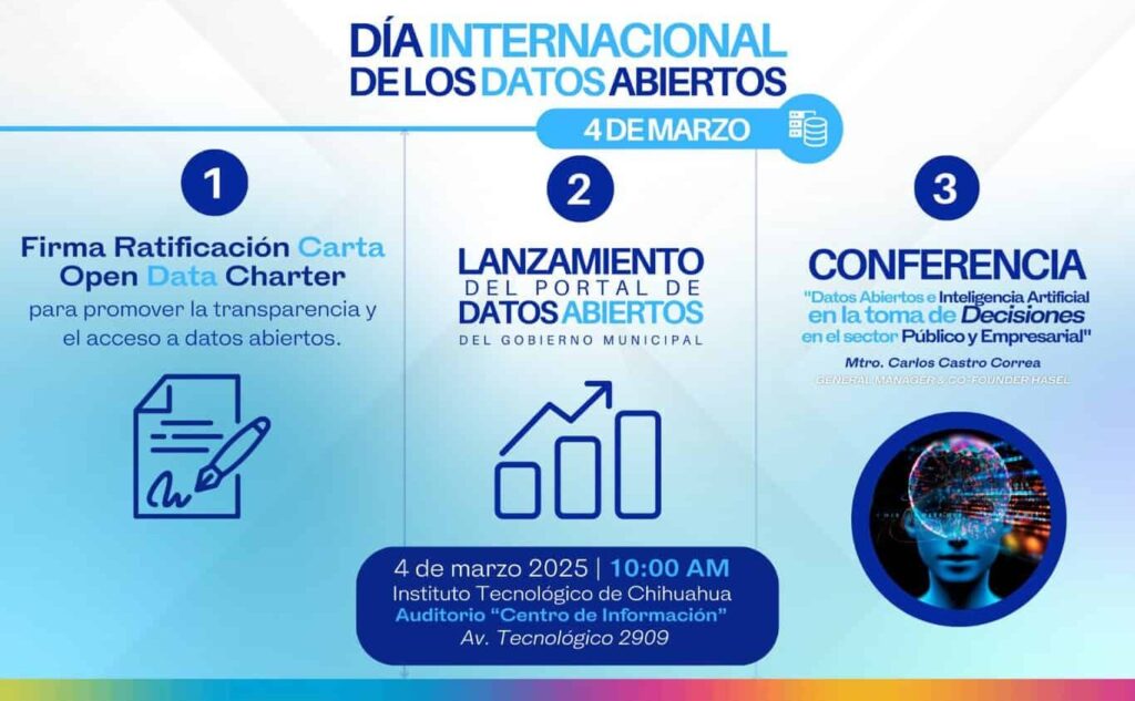 Invita Gobierno Municipal al lanzamiento del Portal de Datos Abiertos