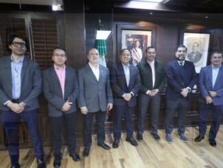 Recibe alcalde Pérez Cuéllar visita del presidente nacional de la CMIC