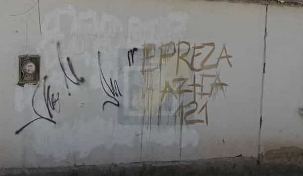Vandalizan domicilios con mensajes alusivos a grupos criminales en la colonia Alfredo Chávez