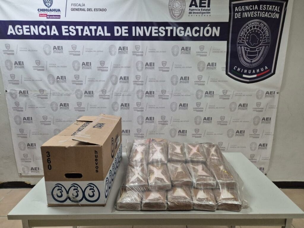 En operativo coordinado detienen a tres con más de 26 kilos de cocaína en Juárez