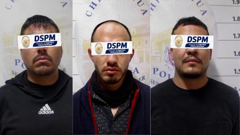 Célula BOI detiene a tres con arma de fuego en Chihuahua 2000