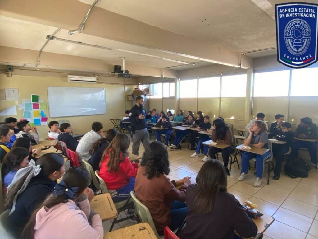 Intensa jornada de concientización de GOECHI en Secundaria Francisca Lozano Olivas