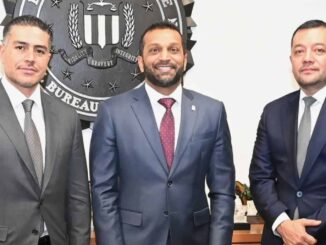 García Harfuch se reúne con el director del FBI en EE.UU.