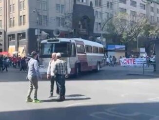 CNTE marcha en la CDMX contra reforma a la Ley del ISSSTE