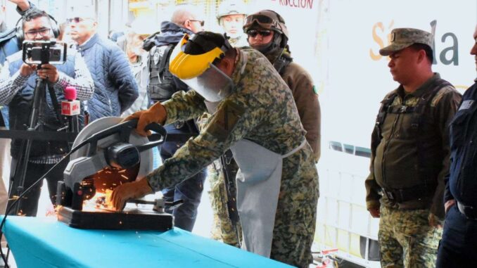 Responde ciudadanía a campaña de desarme; amplían el plazo