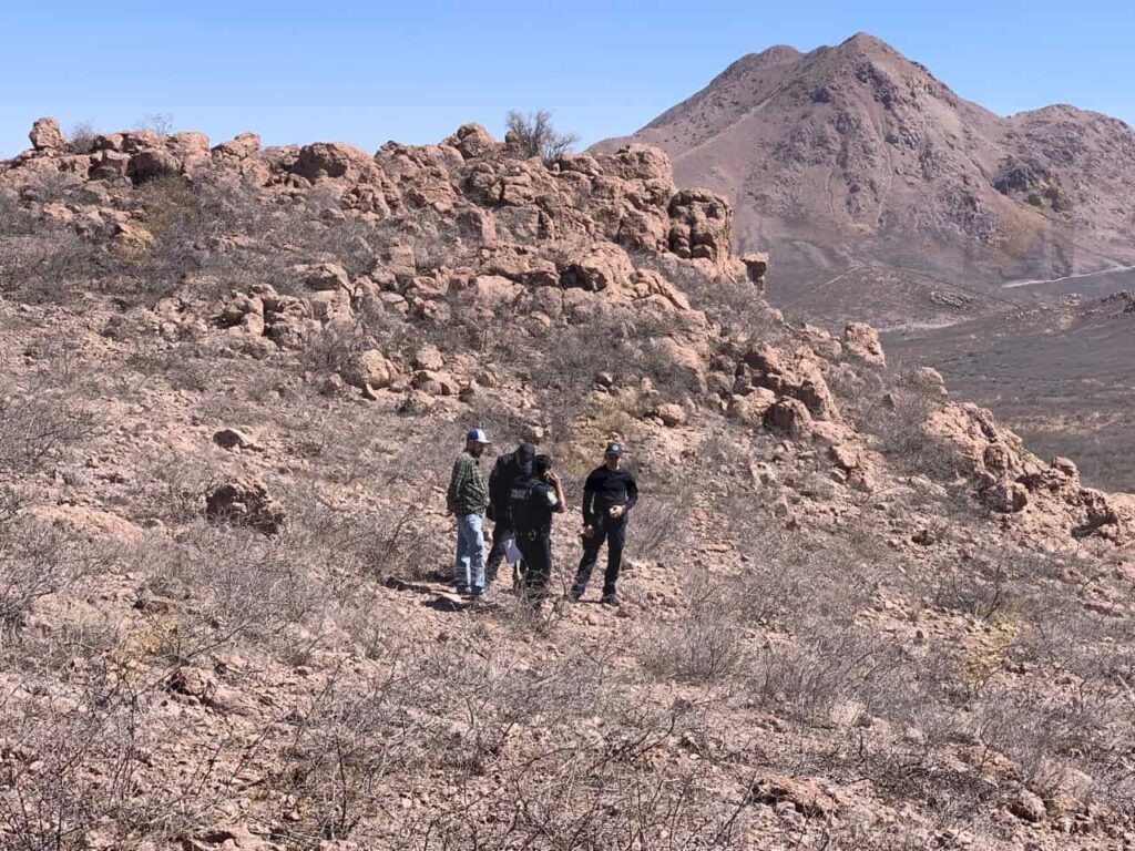 Hallan osamenta humana en en inmediaciones del Cerro Grande con apoyo de drones