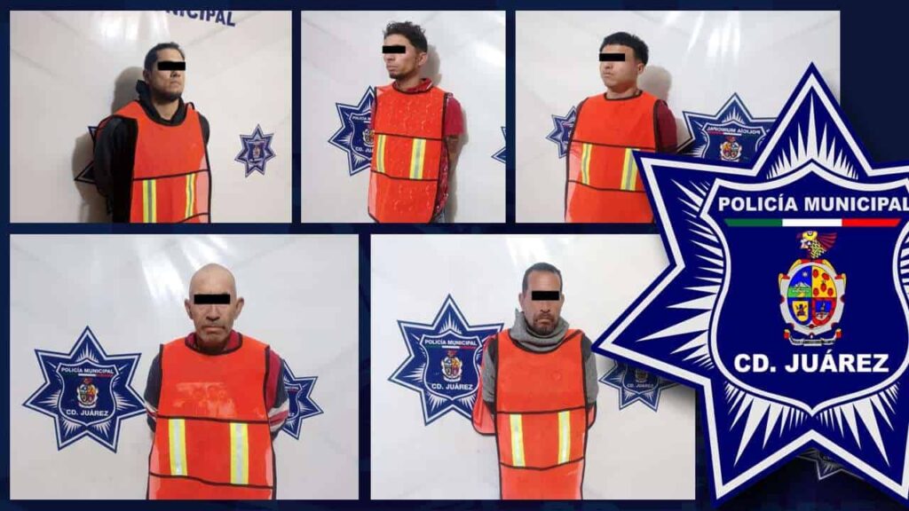 Detienen a cinco prófugos de la justicia