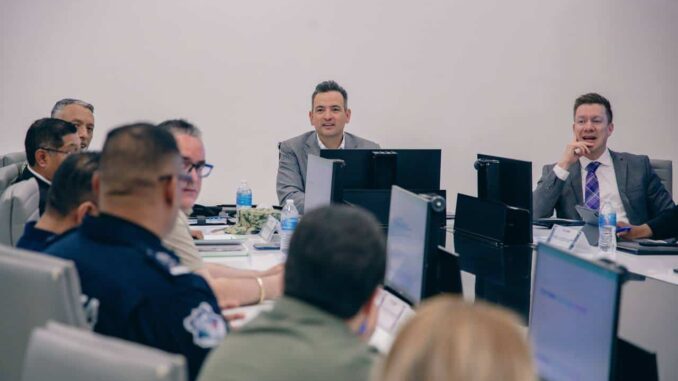 Encabeza alcalde mesa de seguridad, analizan resultados de marzo