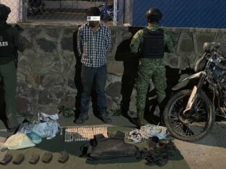 Operativo Conjunto detiene a hombre con explosivos en Moris