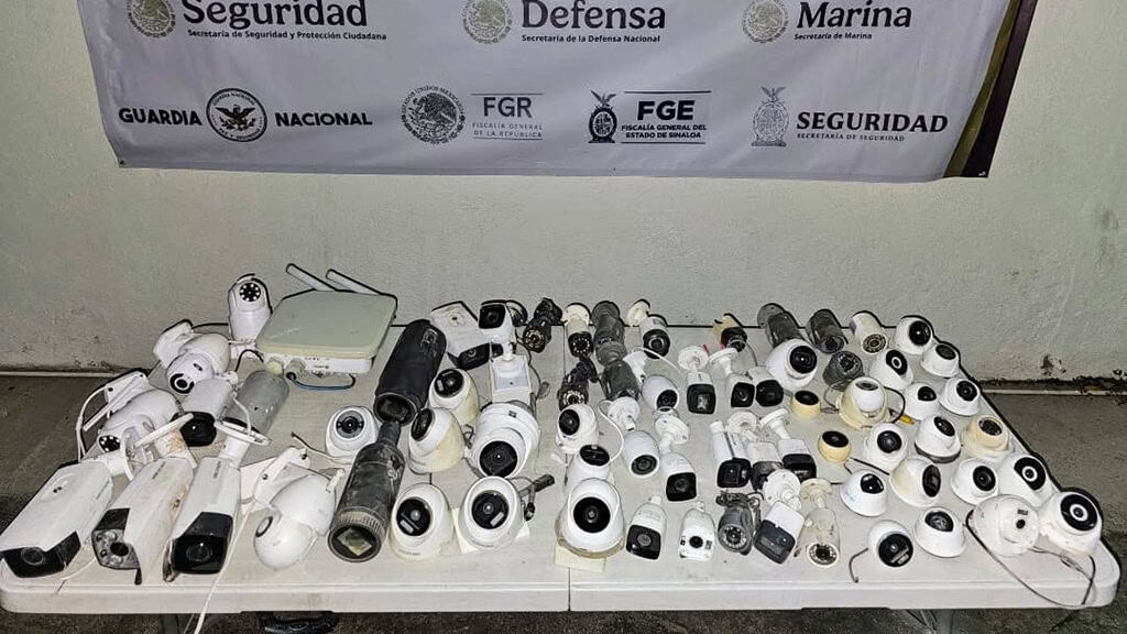 Retiran 82 cámaras de videovigilancia ilegal en Culiacán y Mazatlán