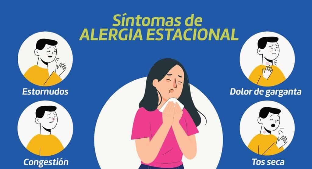 Reconoce los síntomas de la alergia estacional y como diferenciarla del resfriado común