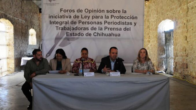 Realiza Congreso en Parral tercer foro de opinión sobre la iniciativa Ley para la Protección Integral de Periodistas