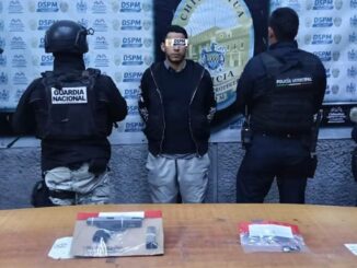 Asegura célula a hombre armado en cruce de la avenida Juan Escutia