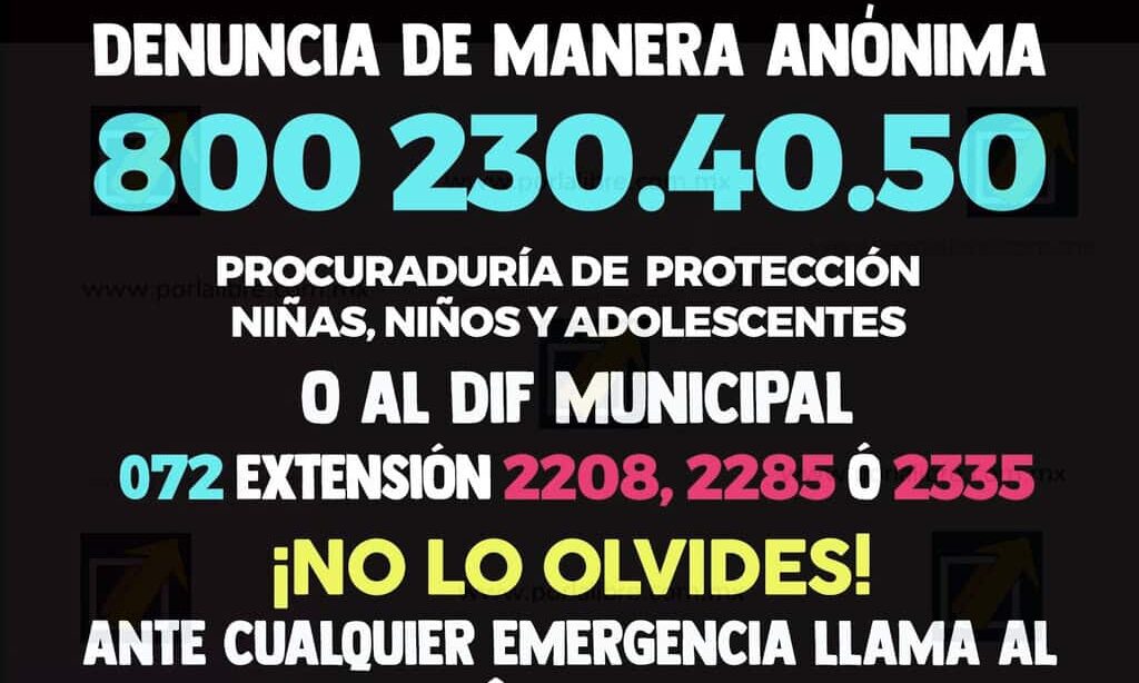 Reitera Municipio a denunciar abuso infantil con campaña “Yo Sí Te Creo”