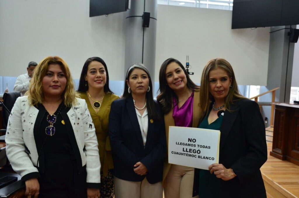 Morena protege a Cuauhtémoc Blanco y le da la espalda a las mujeres: Xóchitl Contreras