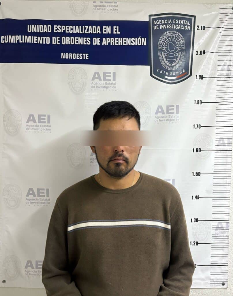Captura AEI a sujeto por violencia familiar en Nuevo Casas Grandes