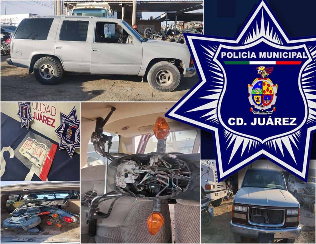 Recuperan camioneta, motocicleta y una placa robadas