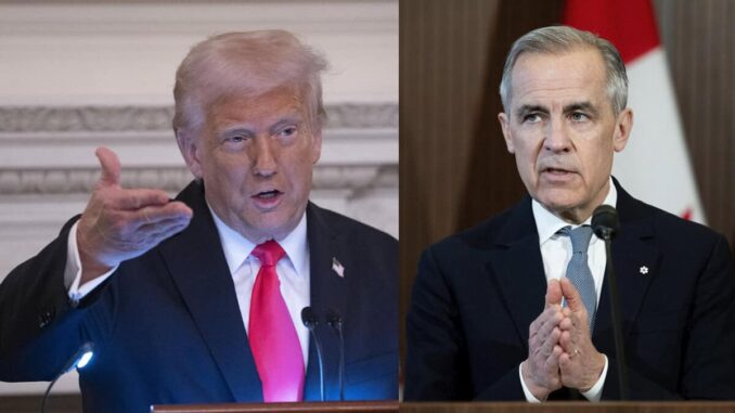 Trump sostiene llamada «extremadamente productiva» con Carney