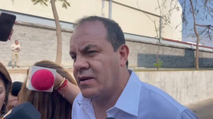 Cuauhtémoc Blanco se presenta en la Fiscalía de Morelos