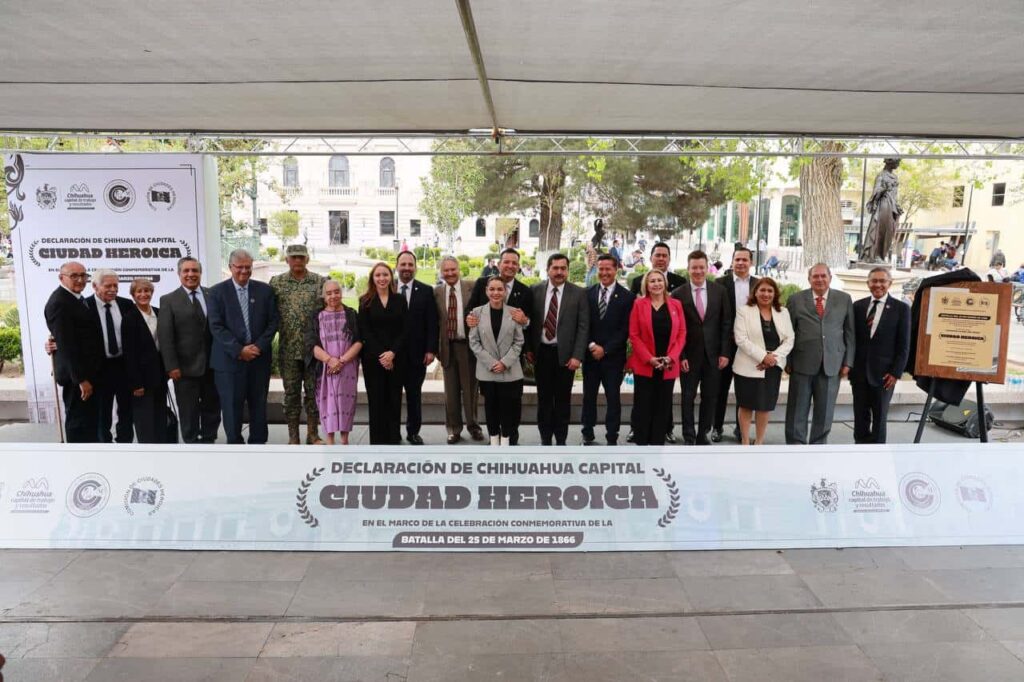 Anuncia alcalde nombramiento de Chihuahua Capital como “Ciudad Heroica”