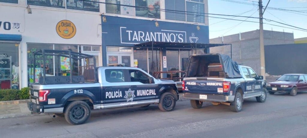 Policía Municipal atiende reporte de daños en comercio en la colonia Fraccionamiento San Antonio