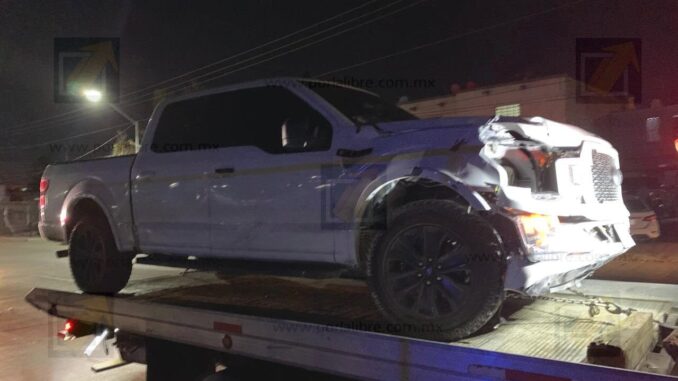 Aparatoso choque múltiple en la colonia Pavis Borunda
