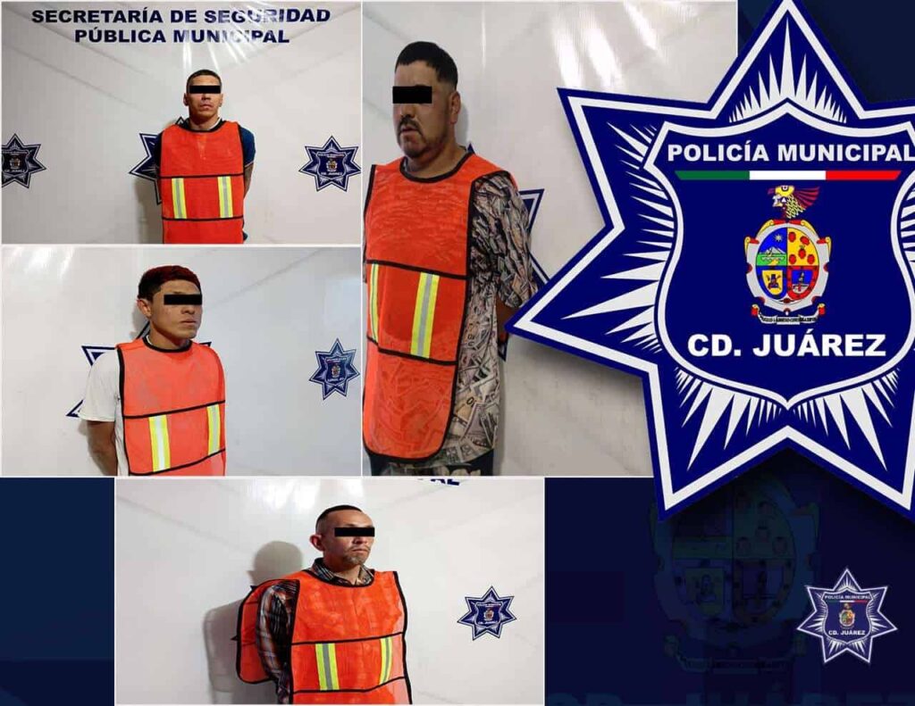 Arrestan a 4 hombres por violencia familiar