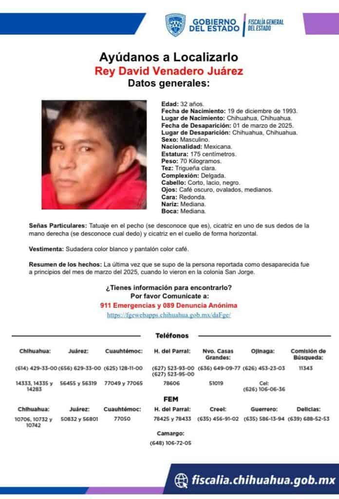 Rey David Venadero Juárez