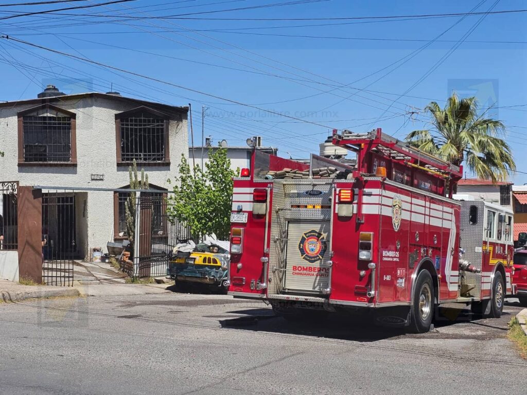 Se registra incendio  en casa de la colonia Infonavit Nacional