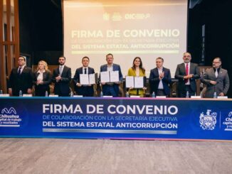 Firma alcalde convenio con la Secretaría Ejecutiva del Sistema Estatal Anticorrupción