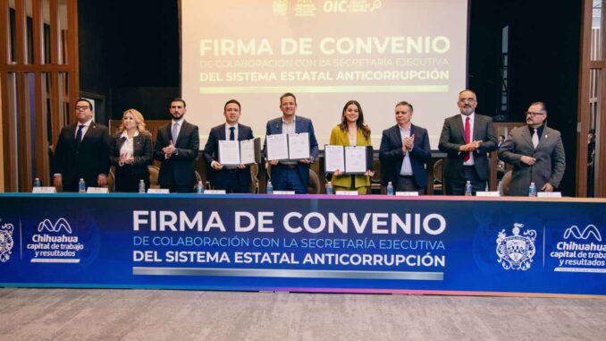 Firma alcalde convenio con la Secretaría Ejecutiva del Sistema Estatal Anticorrupción