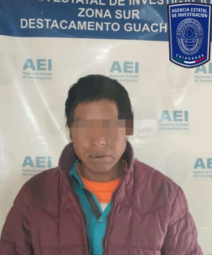 Captura AEI a prófugo por homicidio cometido durante tesgüinada en Guachochi