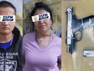 Detienen a pareja con arma de fuego, cartuchos y 61 bolsas de cristal en el Centro 