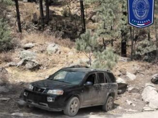 Recupera AEI camioneta con reporte de robo en Guachochi