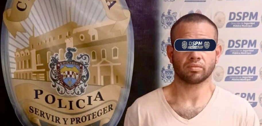 Investigadores de la Policía Municipal detienen a probable ladrón de secundaria de El Mármol