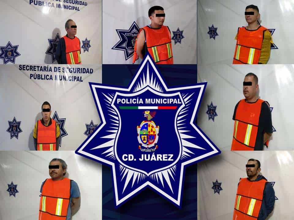 Detienen a 7 acusados de violencia familiar