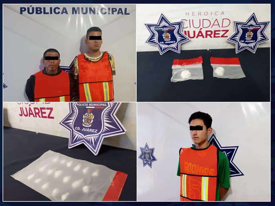 Arrestan a 3 en posesión de cristal